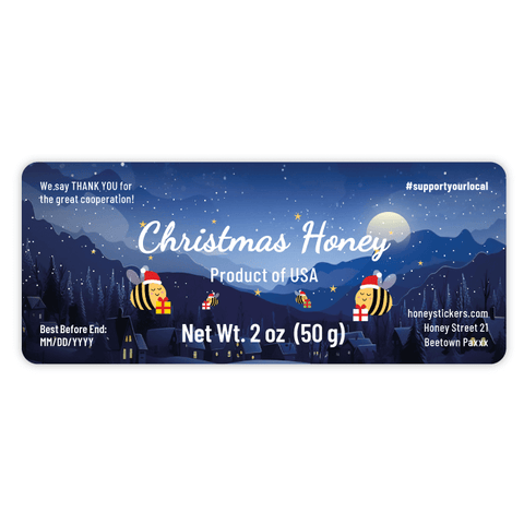 Cozy Cody - Rectangular Label 2oz Round Jar
