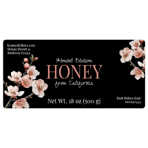 Elegant Elena - Rectangular Label 18oz Round Jar