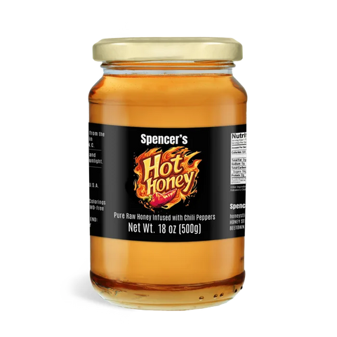 Spicy Spencer - Rectangular Label 18oz Round Jar
