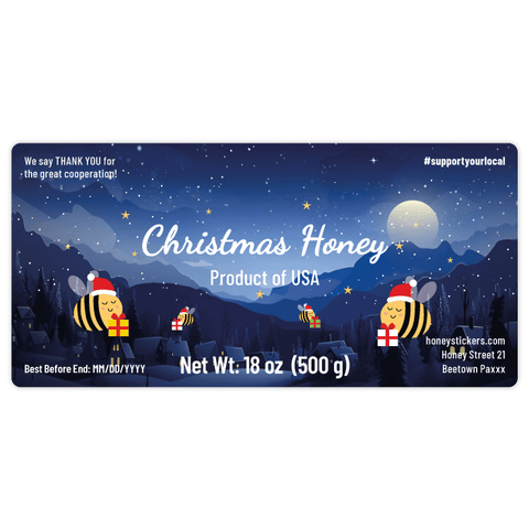 Cozy Cody - Rectangular Label 18oz Round Jar