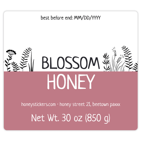 Soft Sophie - Rectangular Label 30oz Round Jar