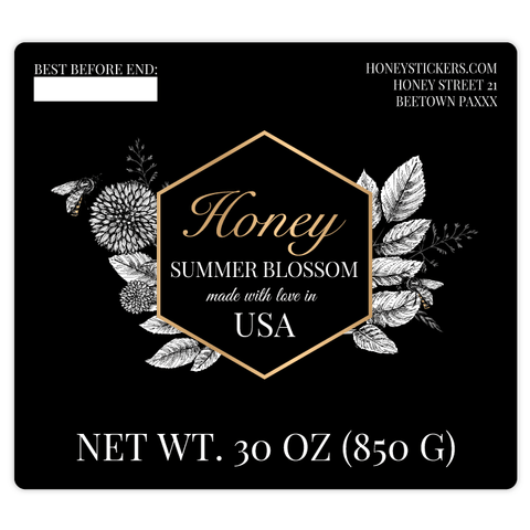 Noble Norman - Rectangular Label 30oz Round Jar