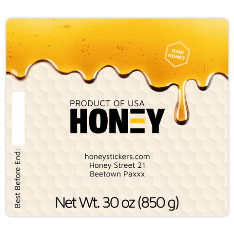 Sticky Steve - Rectangular Label 30oz Round Jar