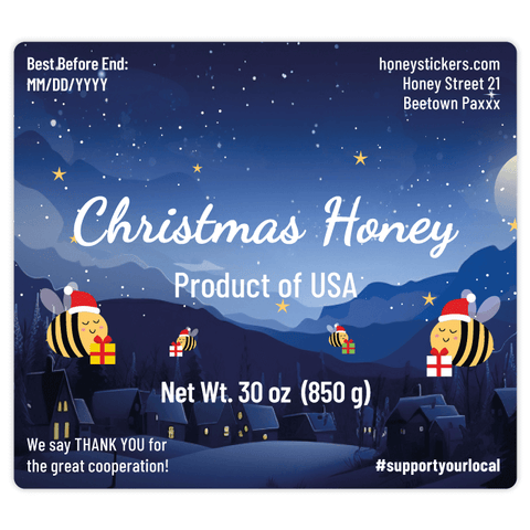 Cozy Cody - Rectangular Label 30oz Round Jar