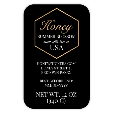 Noble Norman - Rectangle Label Portrait 12oz Bear Jar