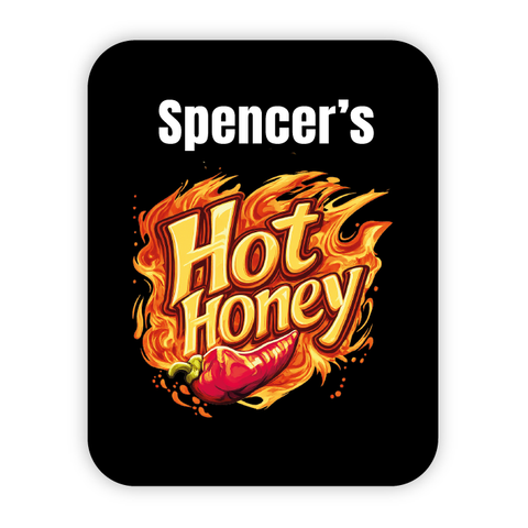 Spicy Spencer - Rectangle Label Portrait 2oz Bear Jar