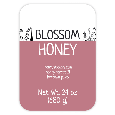 Soft Sophie - Rectangle Label Portrait 24oz Bear Jar