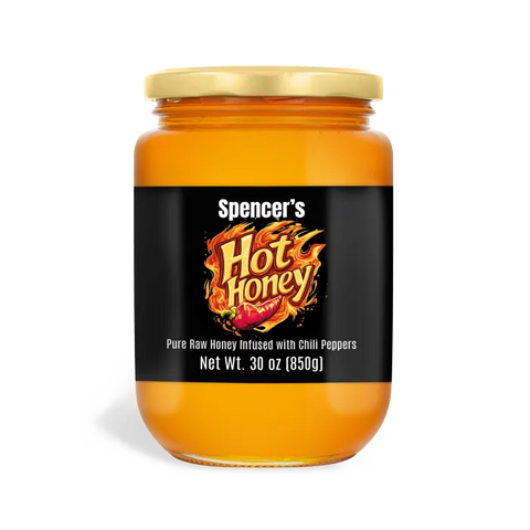 Spicy Spencer - Special Rectangular Label 30oz Round Jar