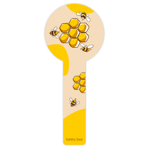 Buzzy Buzz - Tamper Seal Label 8oz Hexagonal Jar