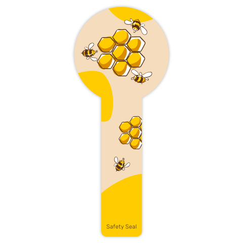 Buzzy Buzz - Tamper Seal Label 8oz Classic Queenline Jar