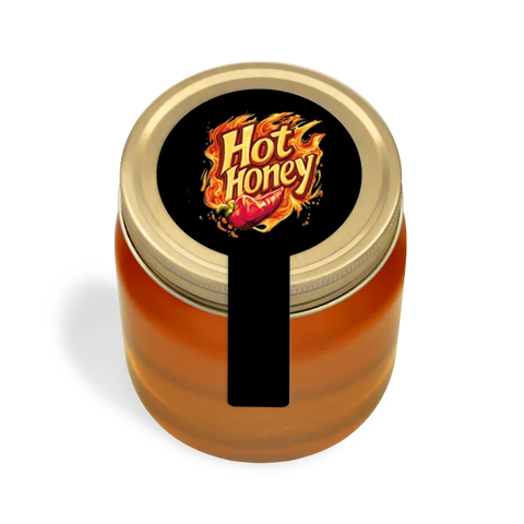 Spicy Spencer - Tamper Seal Label 16oz Round Jar