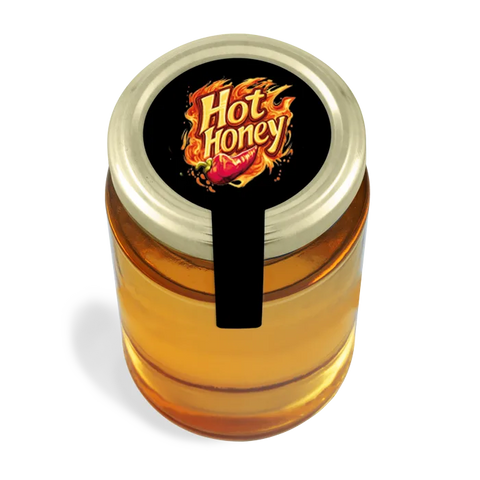 Spicy Spencer - Tamper Seal Label 18oz Round Jar
