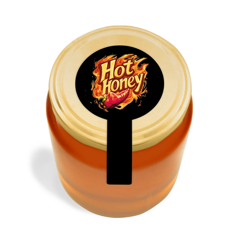 Spicy Spencer - Tamper Seal Label 30oz Round Jar