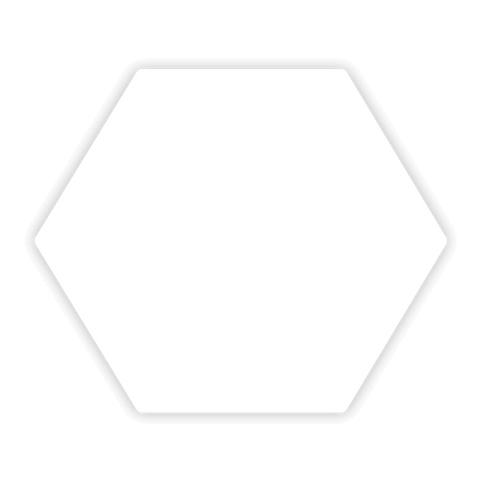 Blank - Hexagonal Sticker 1.18" x 0.98"