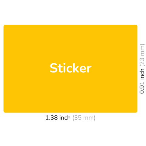 Blank - Rectangle Sticker