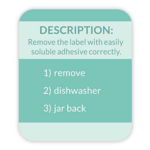 Remove Description - Rectangle Portrait Sticker