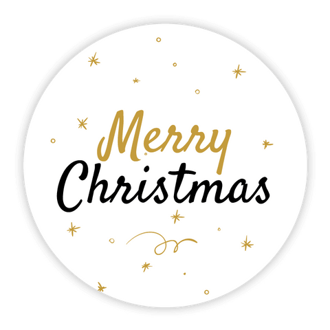 Christmas Stars - Round Sticker 1,18"