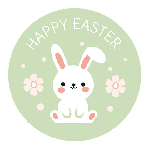 Easter Bunny - Round Sticker 1,57"