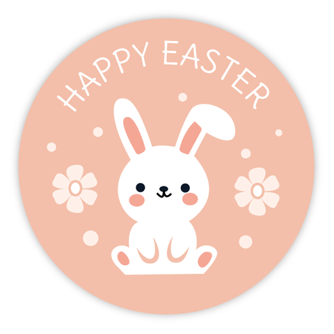 Easter Bunny - Round Sticker 1,57"
