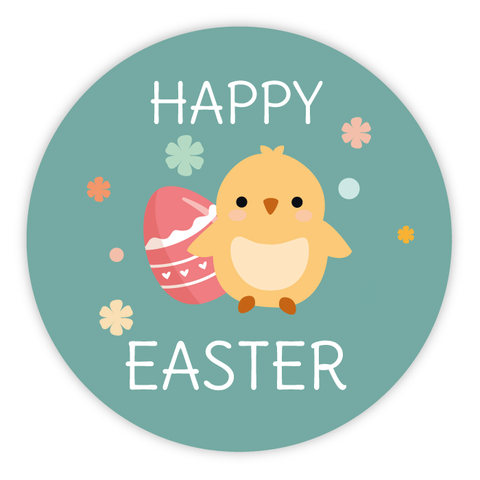 Easter Chicks - Round Sticker 1,57"