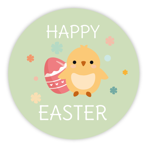 Easter Chicks - Round Sticker 1,57"