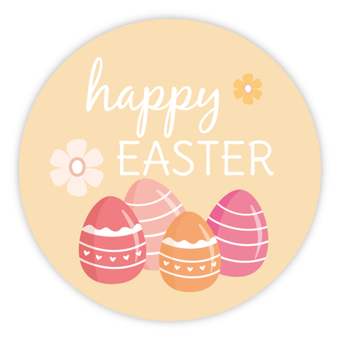 Easter Eggs - Round Sticker 1,57"