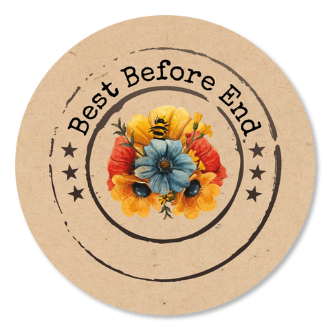 Stamp BBE - Round Sticker