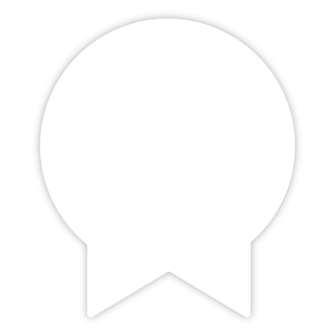 Blank - Round Flag Sticker