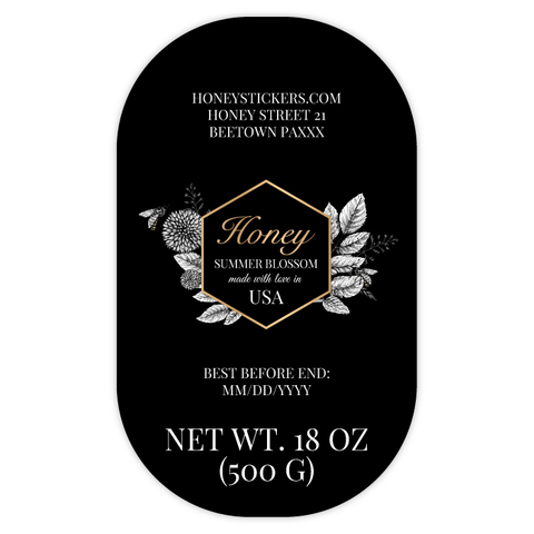 Noble Norman - Tall Oval Label 18oz Round Jar