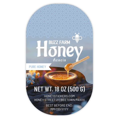 Fresh Frankie - Tall Oval Label 18oz Round Jar