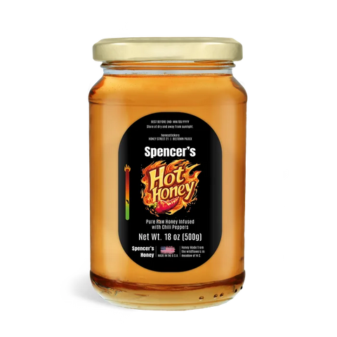 Spicy Spencer - Tall Oval Label 18oz Round Jar
