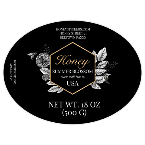 Noble Norman - Wide Oval Label 18oz Round Jar