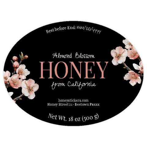Elegant Elena - Wide Oval Label 18oz Round Jar