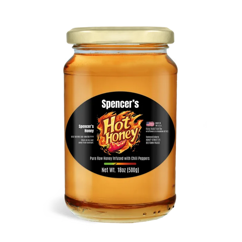 Spicy Spencer - Wide Oval Label 18oz Round Jar
