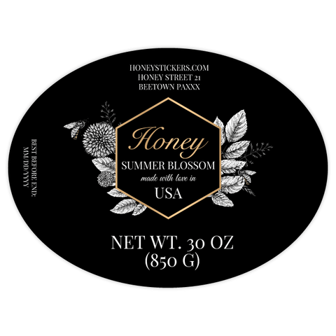 Noble Norman - Wide Oval Label 30oz Round Jar