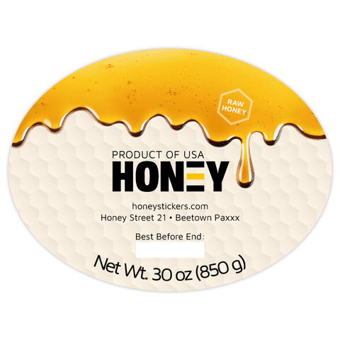 Sticky Steve - Wide Oval Label 30oz Round Jar