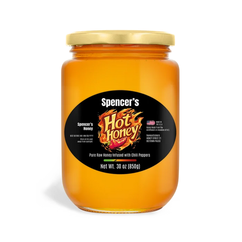 Spicy Spencer - Wide Oval Label 30oz Round Jar