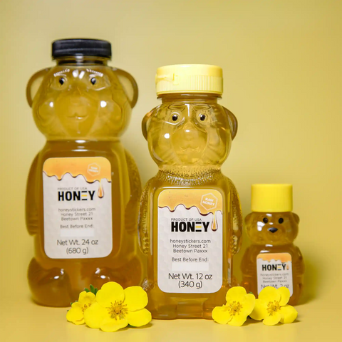 Sticky Steve - Hexagonal Label 18oz Round Jar